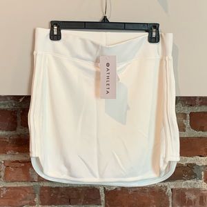 NWT White Athleta Serenity Lined Skirt | Womens Size Small